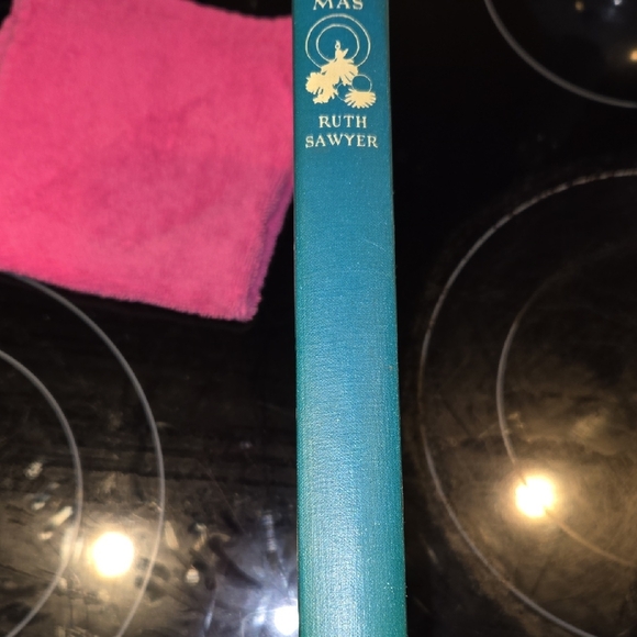 Green and Yellow Festive Book Cover with Evergreen Silhouettes - Picture 3 of 4